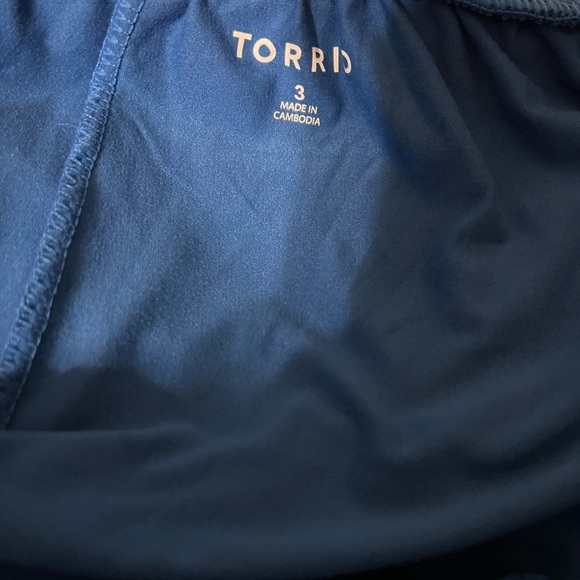 Torrid Blue Joggers Relaxed Fit Elastic Waistband - Picture 6 of 6